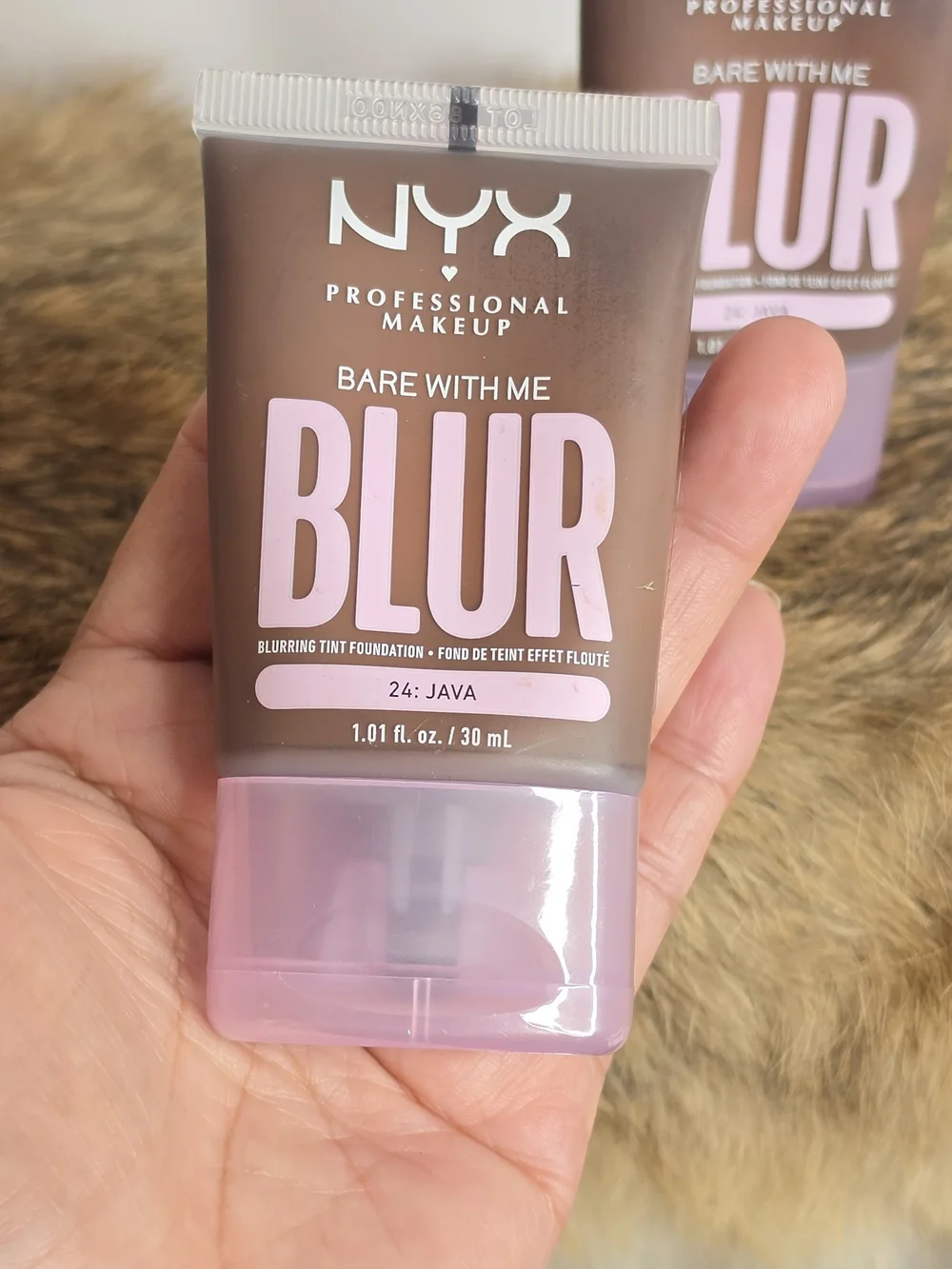 NYX Bare With Me Blur Foundation - Java (Brown) Bundle Of 2
